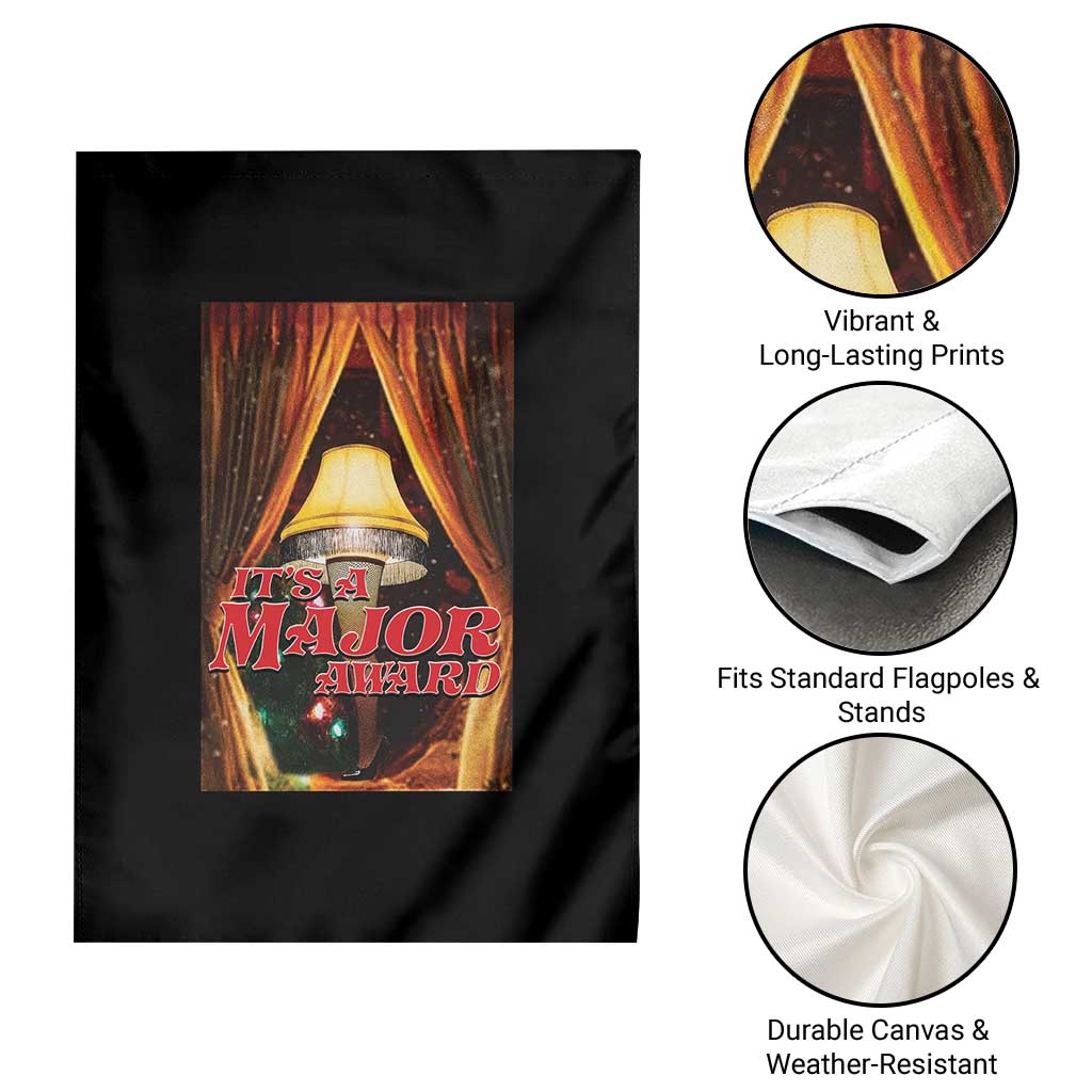 Funny Christmas Movie It Is A Major Award Garden Flag Italian Leg Lamp TS11 Print Your Wear