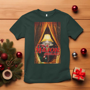 Funny Christmas Movie It Is A Major Award T Shirt Italian Leg Lamp TS11 Dark Forest Green Print Your Wear