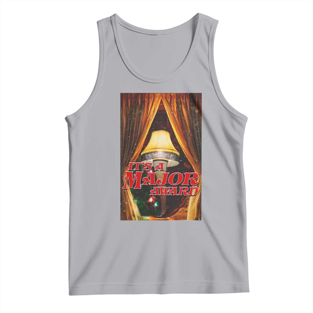 Funny Christmas Movie It Is A Major Award Tank Top Italian Leg Lamp TS11 Athletic Heather Print Your Wear