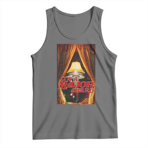 Funny Christmas Movie It Is A Major Award Tank Top Italian Leg Lamp TS11 Black Heather Print Your Wear