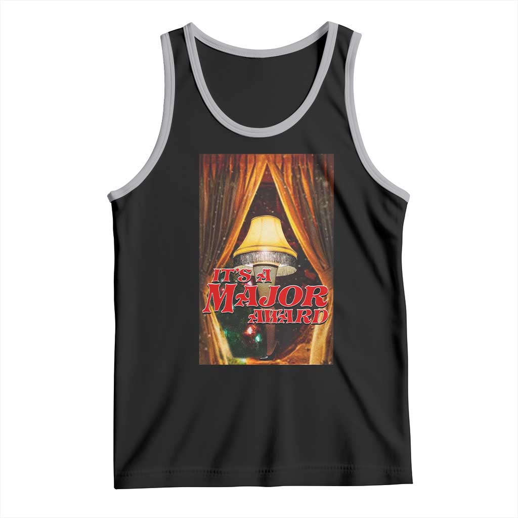 Funny Christmas Movie It Is A Major Award Tank Top Italian Leg Lamp TS11 Black Athletic Heather Print Your Wear