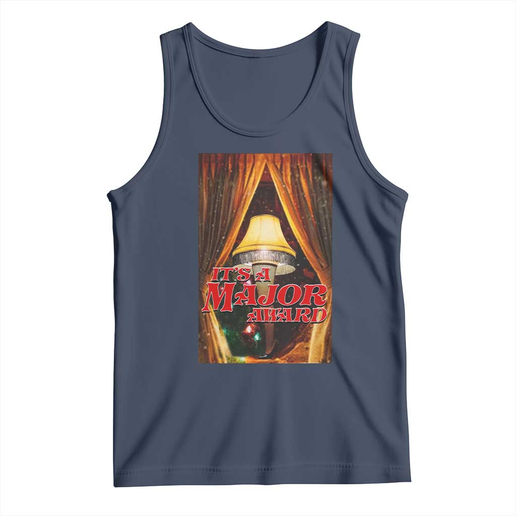 Funny Christmas Movie It Is A Major Award Tank Top Italian Leg Lamp TS11 Navy Print Your Wear