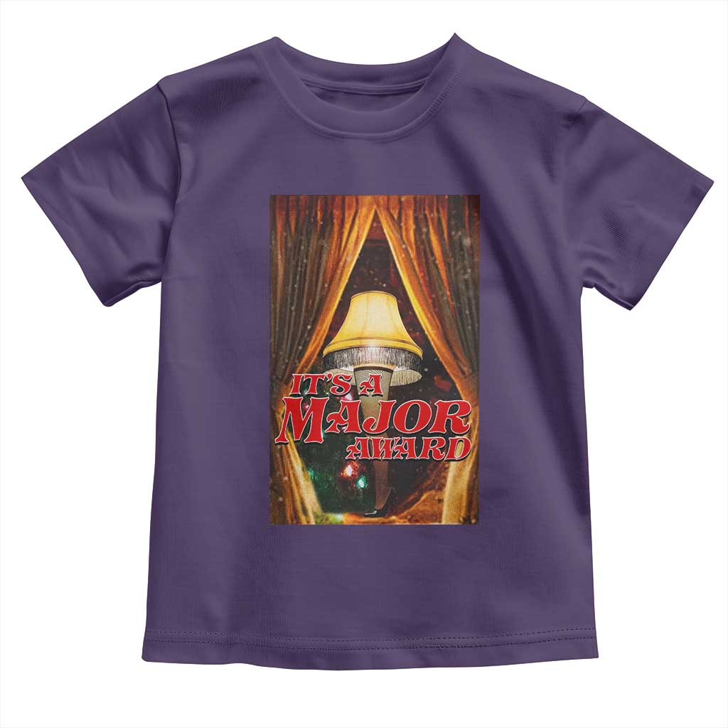 Funny Christmas Movie It Is A Major Award Toddler T Shirt Italian Leg Lamp TS11 Purple Print Your Wear