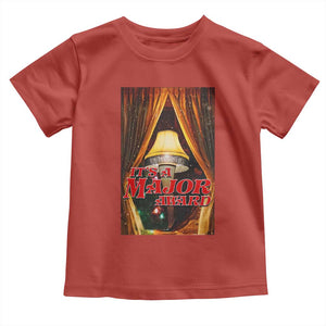 Funny Christmas Movie It Is A Major Award Toddler T Shirt Italian Leg Lamp TS11 Red Print Your Wear