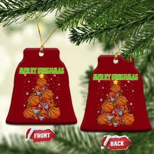 Christmas Basketball Merry Swishmas Ceramic Ornament Basketball Xmas Tree TS11 Print Your Wear