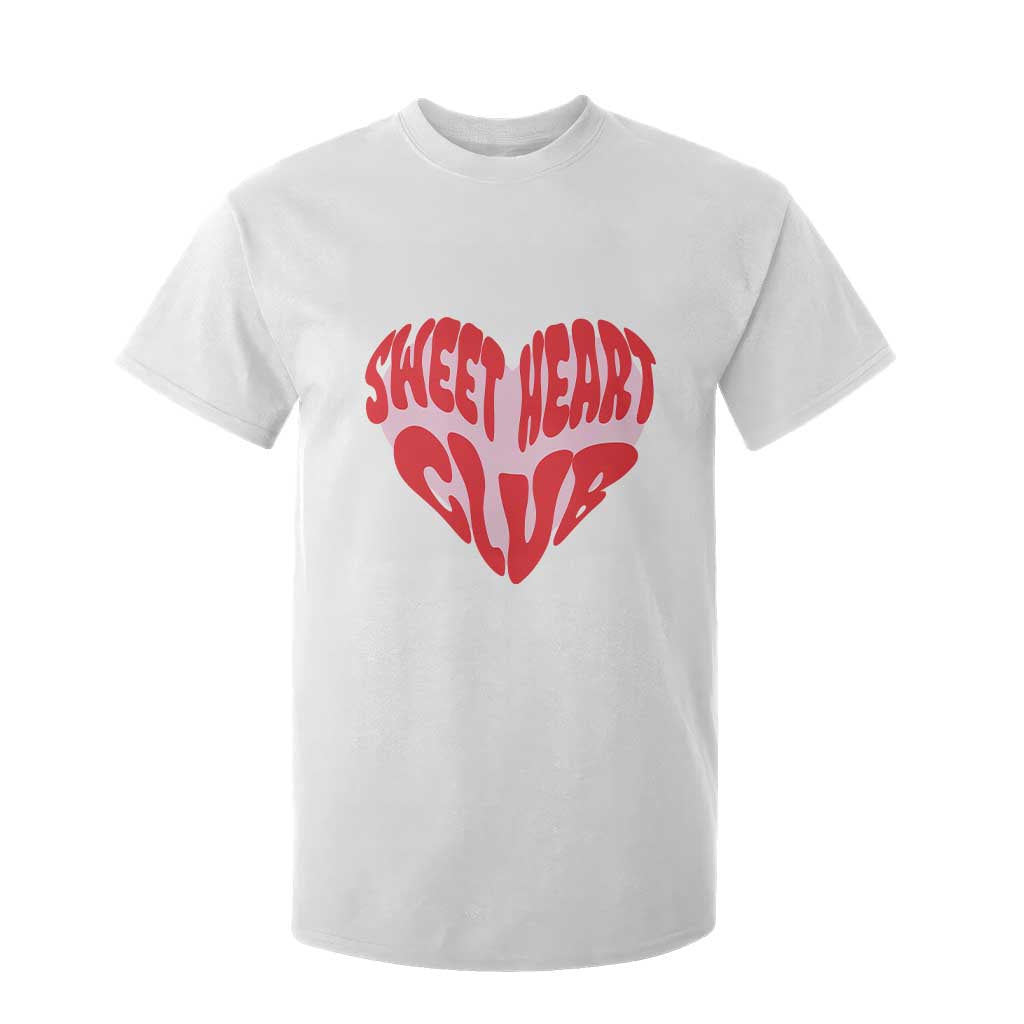 Funny Valentine's Day Sweet Heart Club T Shirt For Kid TS11 White Print Your Wear