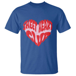 Funny Valentine's Day Sweet Heart Club T Shirt TS11 Royal Blue Print Your Wear
