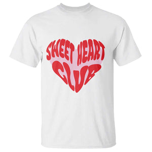 Funny Valentine's Day Sweet Heart Club T Shirt TS11 White Print Your Wear