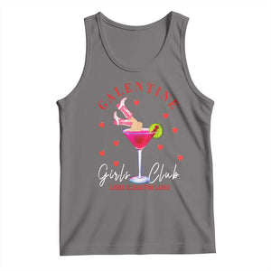 Funny Galentine's Day Tank Top Galentine Girls Club Ladies Celebrating Ladies TS11 Deep Heather Print Your Wear