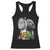 Martin Luther King Malcolm X Racerback Tank Top A Dreamer A Revolutionary Black Leaders TS11 Black Print Your Wear