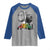 Martin Luther King Malcolm X Raglan Shirt A Dreamer A Revolutionary Black Leaders TS11 Sport Gray Royal Print Your Wear