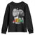 Martin Luther King Malcolm X Youth Sweatshirt A Dreamer A Revolutionary Black Leaders TS11 Black Print Your Wear