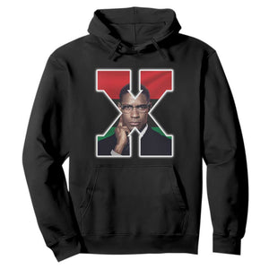 Malcolm X Black History Month Black Liberation Flag Hoodie TS11 Black Print Your Wear