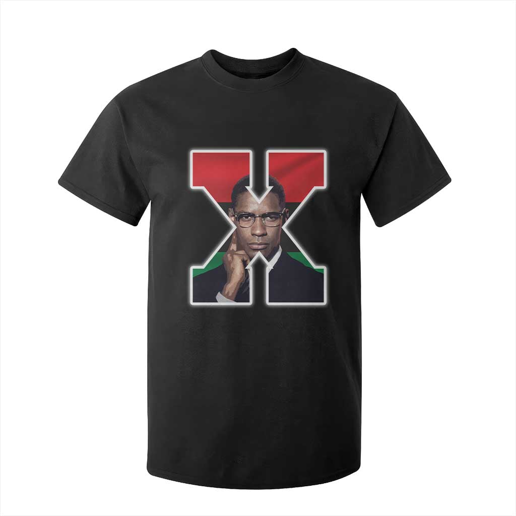 Malcolm X Black History Month Black Liberation Flag T Shirt For Kid TS11 Black Print Your Wear