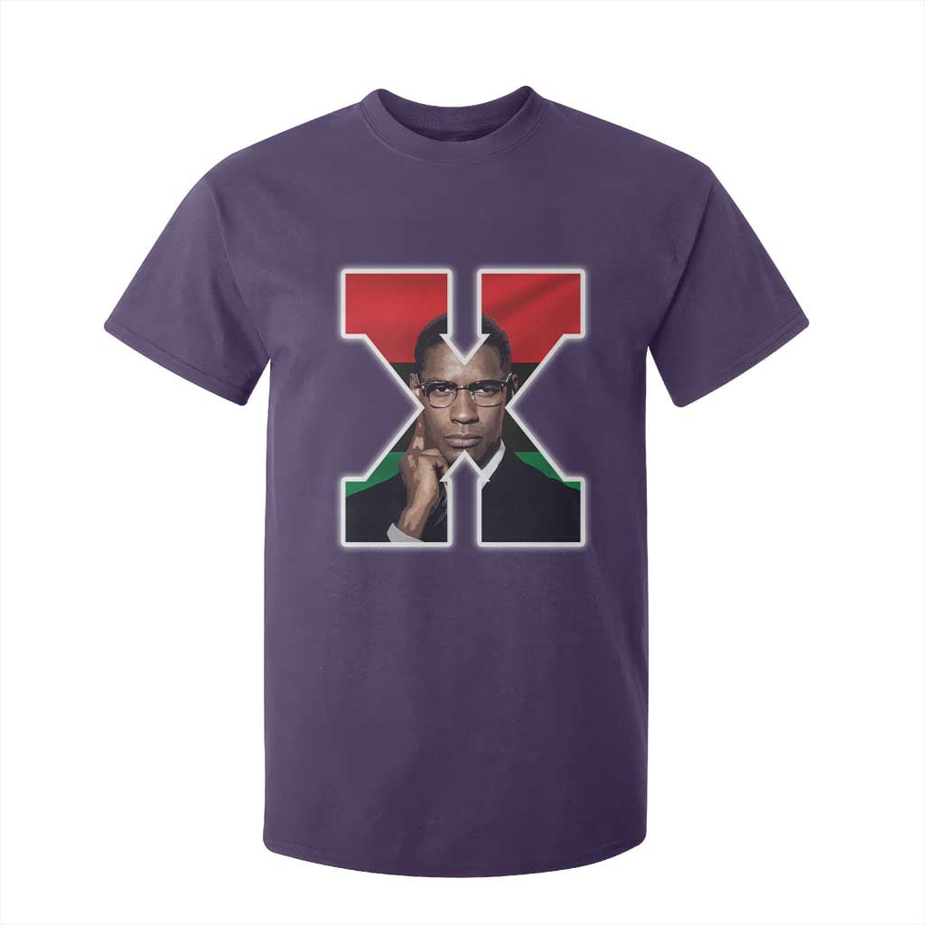 Malcolm X Black History Month Black Liberation Flag T Shirt For Kid TS11 Purple Print Your Wear