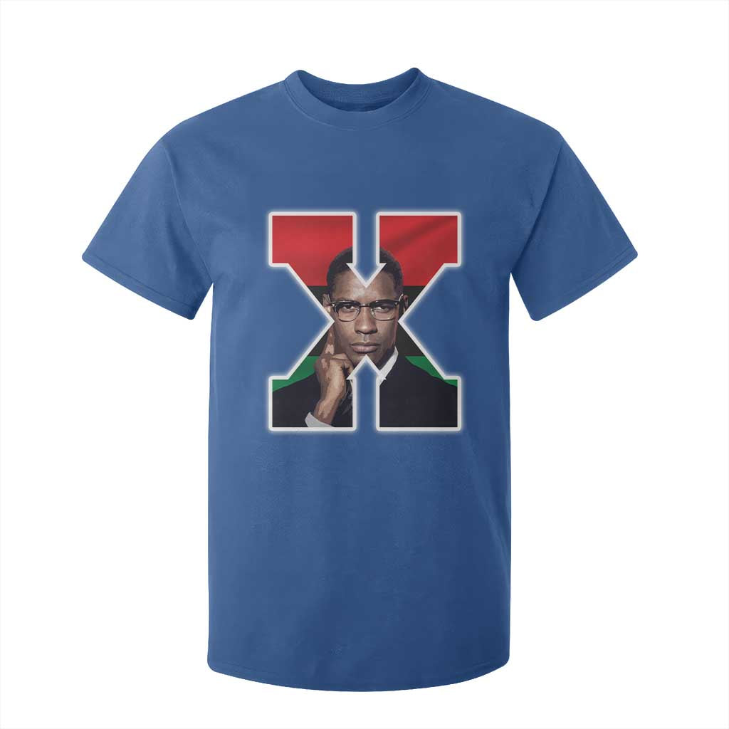 Malcolm X Black History Month Black Liberation Flag T Shirt For Kid TS11 Royal Blue Print Your Wear