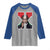 Malcolm X Black History Month Black Liberation Flag Raglan Shirt TS11 Sport Gray Royal Print Your Wear