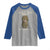 Jimmy Carter Supporter Raglan Shirt I'm Nuts About Jimmy Vote Carter In '76 Peanut TS11 Sport Gray Royal Print Your Wear