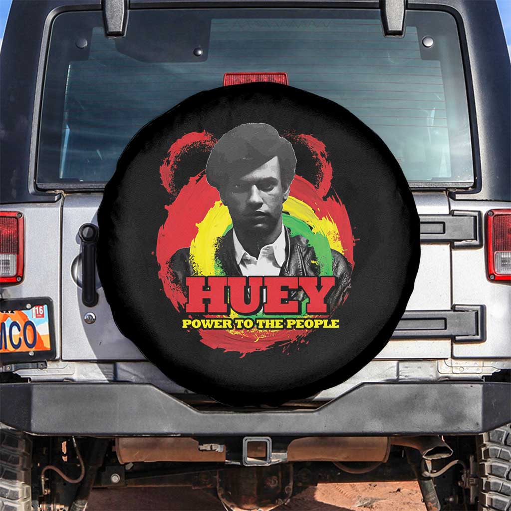 Huey P Newton Spare Tire Cover Power To The People Black History Month TS11 No hole Black Print Your Wear