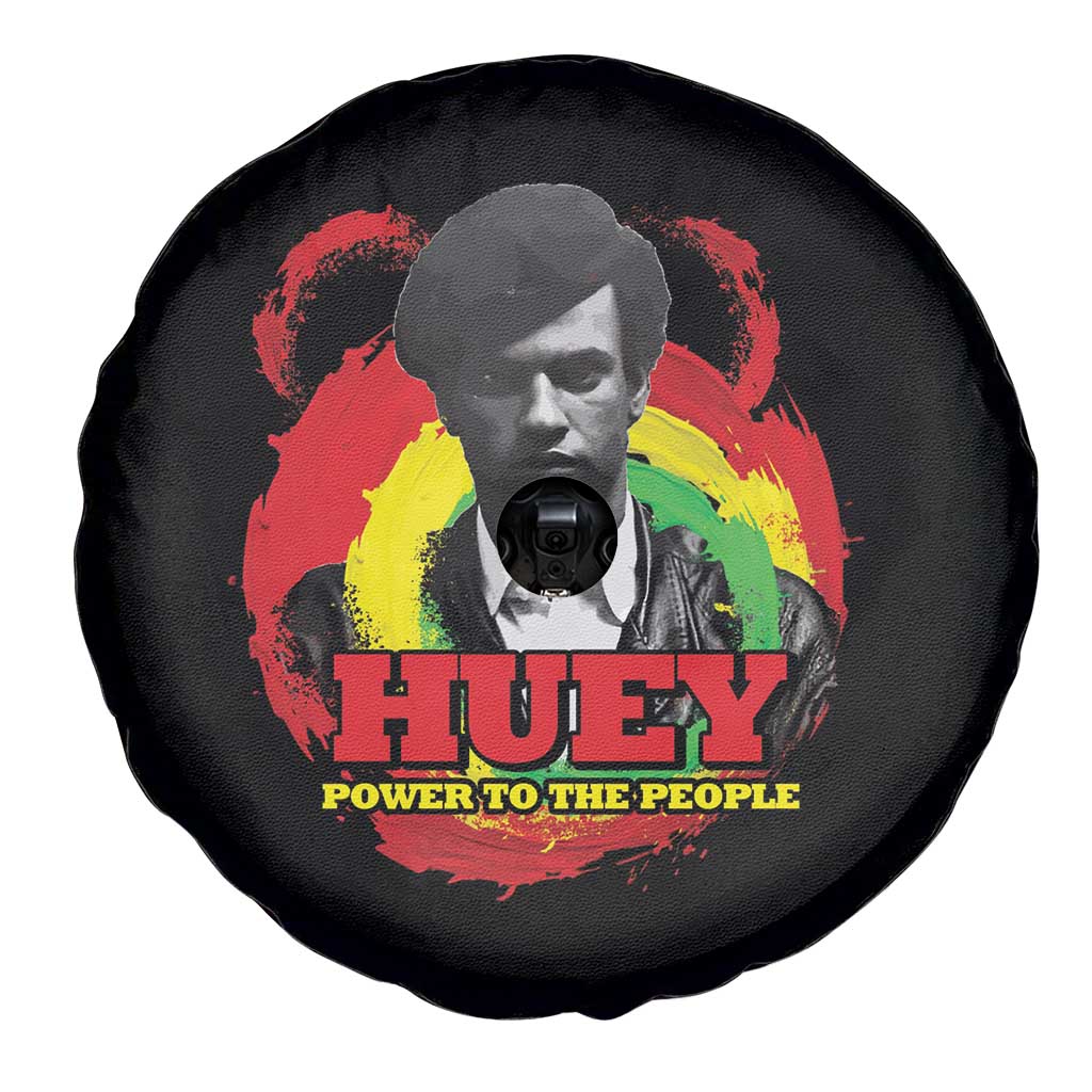 Huey P Newton Spare Tire Cover Power To The People Black History Month TS11 Print Your Wear