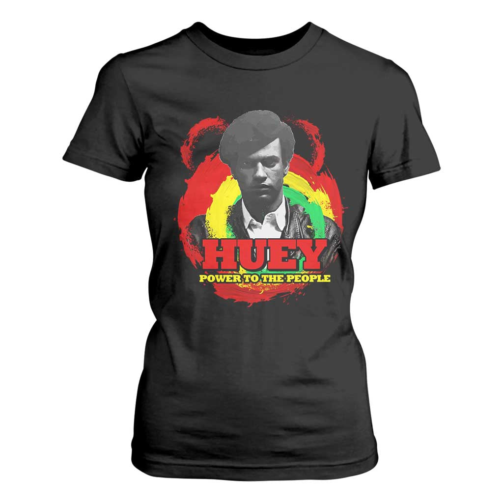 Huey P Newton T Shirt For Women Power To The People Black History Month TS11 Black Print Your Wear