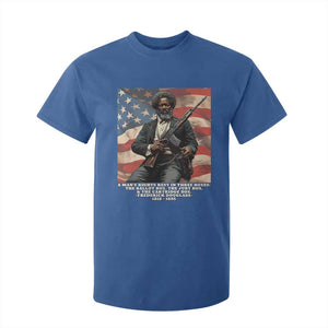 Frederick Douglass T Shirt For Kid A Man's Rights Rest In Three Boxes American Flag TS11 Royal Blue Print Your Wear
