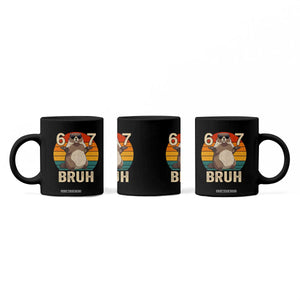 Funny Groundhog 67 Coffee Mug Six Seven Bruh Retro Vintage Woodchuck Day TS11 Print Your Wear