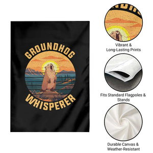 Funny Groundhog Whisperer Garden Flag Screaming Woodchuck Mountain Forest TS11 Print Your Wear