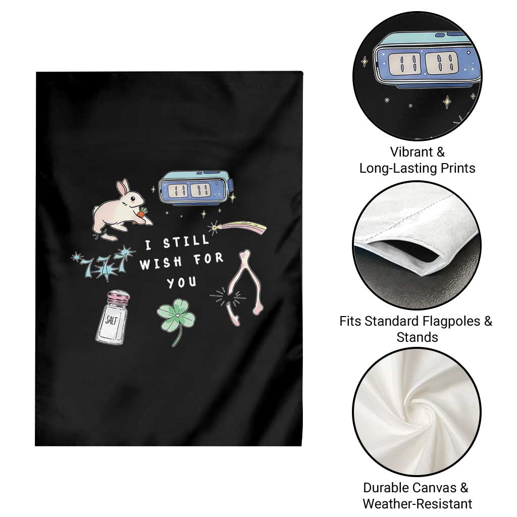 I Still Wish for You Lucky Rabbit 1111 Stars Clover Signs Garden Flag TS11 Print Your Wear