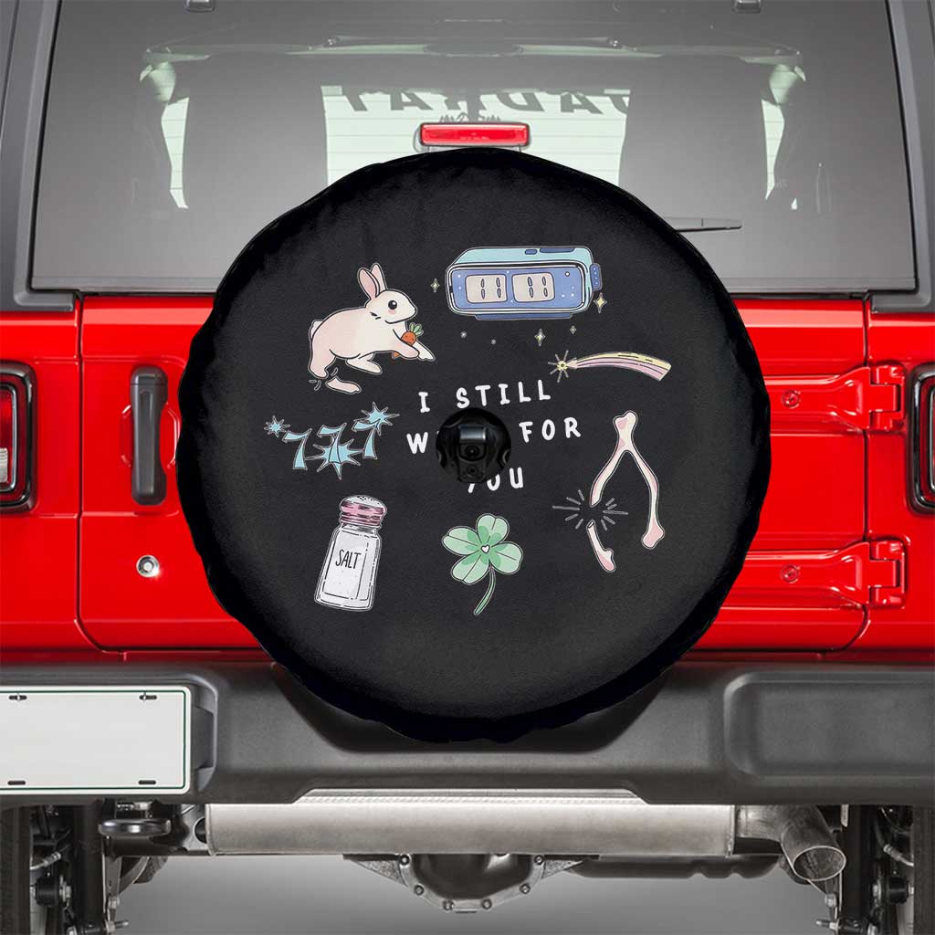 I Still Wish for You Lucky Rabbit 1111 Stars Clover Signs Spare Tire Cover TS11 Black Print Your Wear