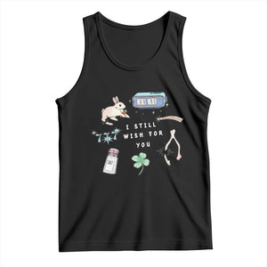 I Still Wish for You Lucky Rabbit 1111 Stars Clover Signs Tank Top TS11 Black Print Your Wear