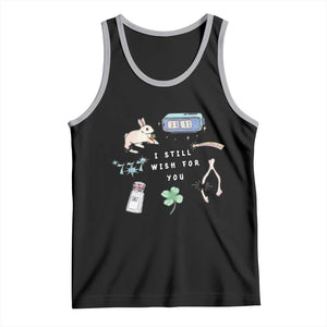 I Still Wish for You Lucky Rabbit 1111 Stars Clover Signs Tank Top TS11 Black Athletic Heather Print Your Wear