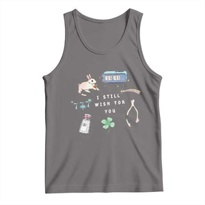 I Still Wish for You Lucky Rabbit 1111 Stars Clover Signs Tank Top TS11 Deep Heather Print Your Wear
