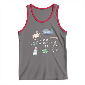 I Still Wish for You Lucky Rabbit 1111 Stars Clover Signs Tank Top TS11 Deep Heather Red Print Your Wear