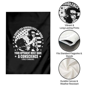 Stokely Carmichael Quote Garden Flag In Order For Nonviolence To Work Your Opponent Must Have A Conscience TS11 Print Your Wear