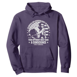Stokely Carmichael Quote Hoodie In Order For Nonviolence To Work Your Opponent Must Have A Conscience TS11 Purple Print Your Wear