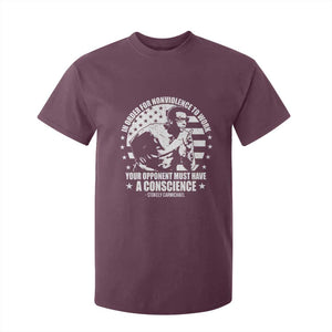 Stokely Carmichael Quote T Shirt For Kid In Order For Nonviolence To Work Your Opponent Must Have A Conscience TS11 Maroon Print Your Wear