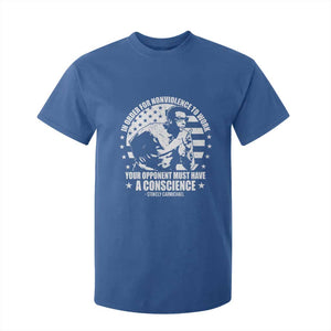 Stokely Carmichael Quote T Shirt For Kid In Order For Nonviolence To Work Your Opponent Must Have A Conscience TS11 Royal Blue Print Your Wear