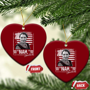Rosa Parks Nah Quote Ceramic Ornament Black Movement Protest American Flag TS11 Print Your Wear