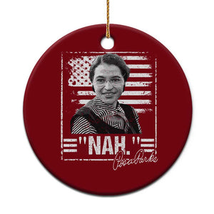 Rosa Parks Nah Quote Ceramic Ornament Black Movement Protest American Flag TS11 1pc Red Print Your Wear