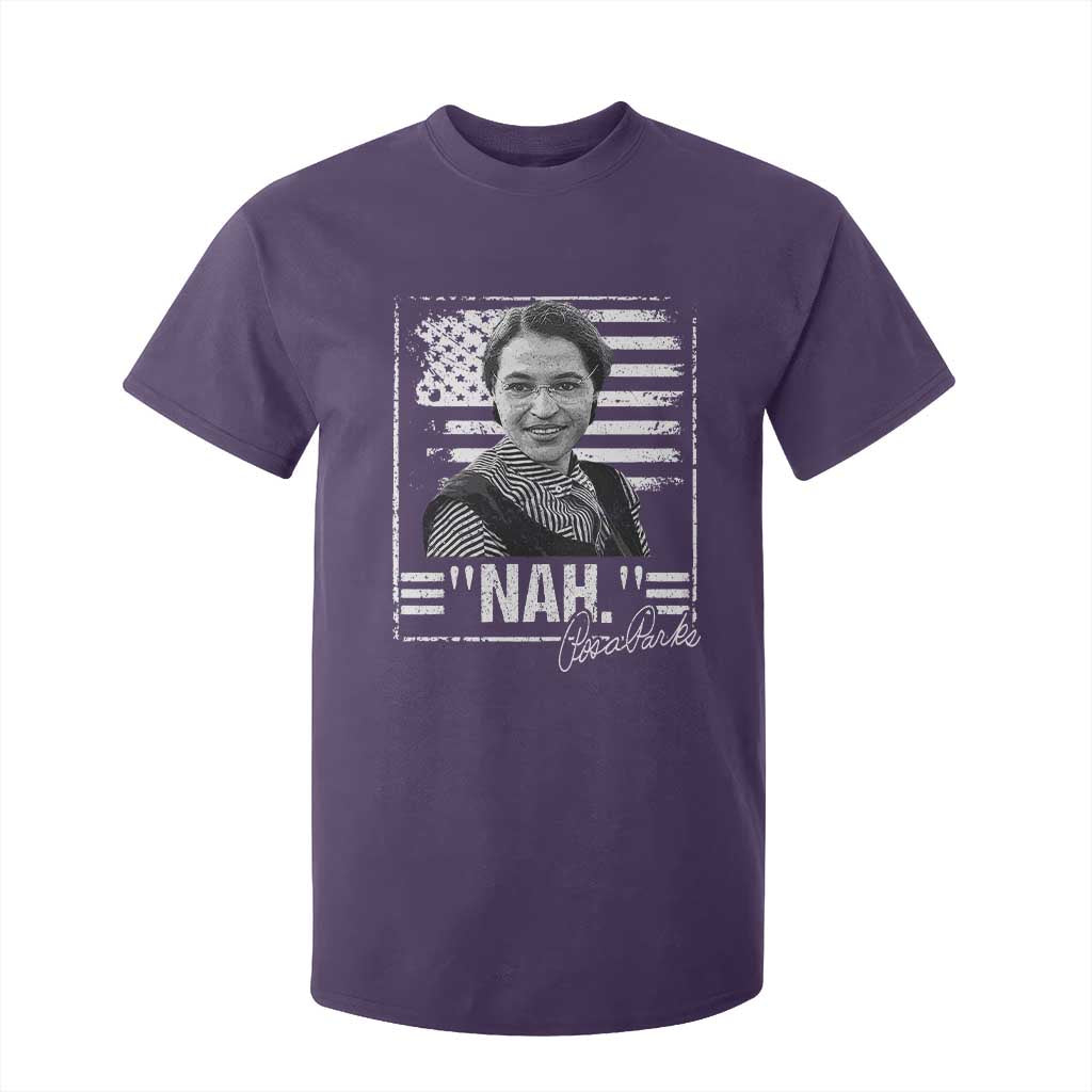 Rosa Parks Nah Quote T Shirt For Kid Black Movement Protest American Flag TS11 Purple Print Your Wear