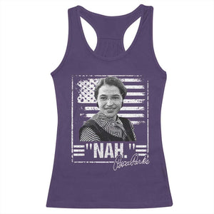 Rosa Parks Nah Quote Racerback Tank Top Black Movement Protest American Flag TS11 Purple Print Your Wear