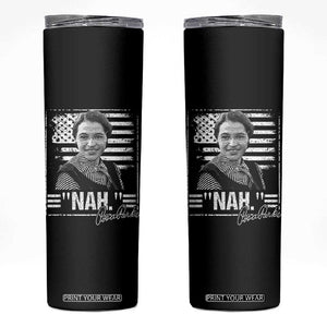 Rosa Parks Nah Quote Skinny Tumbler Black Movement Protest American Flag TS11 Black Print Your Wear
