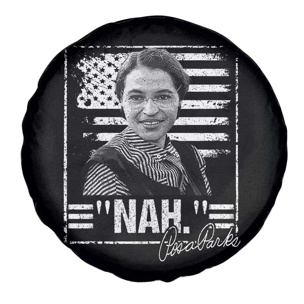 Rosa Parks Nah Quote Spare Tire Cover Black Movement Protest American Flag TS11 Print Your Wear