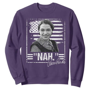 Rosa Parks Nah Quote Sweatshirt Black Movement Protest American Flag TS11 Purple Print Your Wear