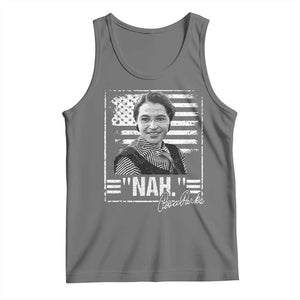 Rosa Parks Nah Quote Tank Top Black Movement Protest American Flag TS11 Black Heather Print Your Wear