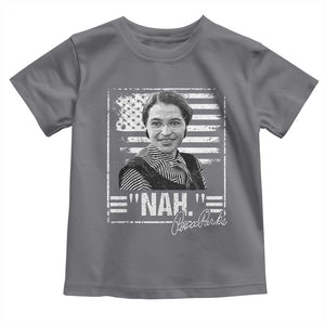 Rosa Parks Nah Quote Toddler T Shirt Black Movement Protest American Flag TS11 Charcoal Print Your Wear