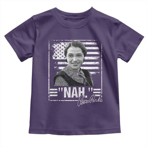 Rosa Parks Nah Quote Toddler T Shirt Black Movement Protest American Flag TS11 Purple Print Your Wear