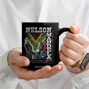 Nelson Mandela Quote Coffee Mug Real Leaders Must Be Ready To Sacrifice All For The Freedom TS11 Print Your Wear