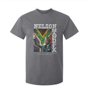 Nelson Mandela Quote T Shirt For Kid Real Leaders Must Be Ready To Sacrifice All For The Freedom TS11 Charcoal Print Your Wear